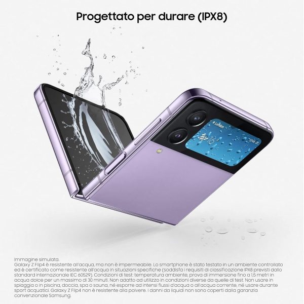 SAMSUNG Z Flip 4 8GB/512GB 5G 6,7" Purple - immagine 4